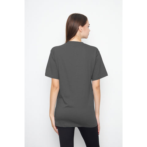Dark Grey Oversized Short Sleeves Tshirt | Montivo Pakistan