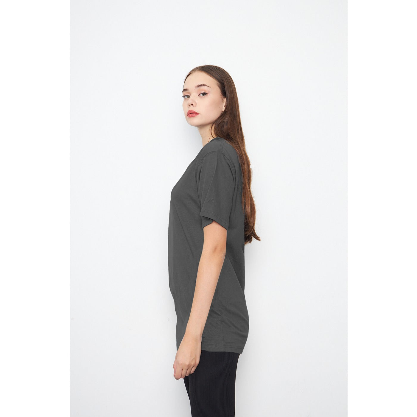 Dark Grey Oversized Short Sleeves Tshirt | Montivo Pakistan
