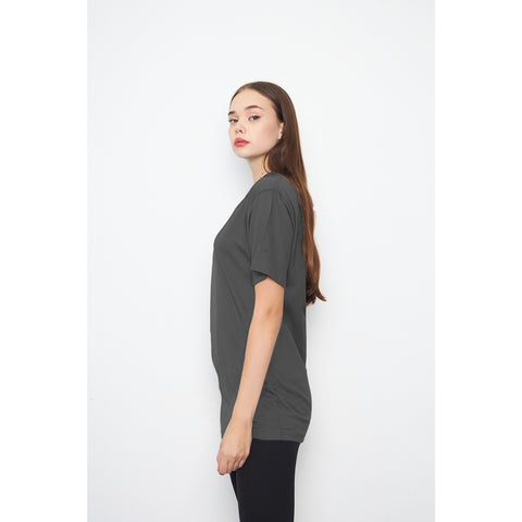 Dark Grey Oversized Short Sleeves Tshirt | Montivo Pakistan