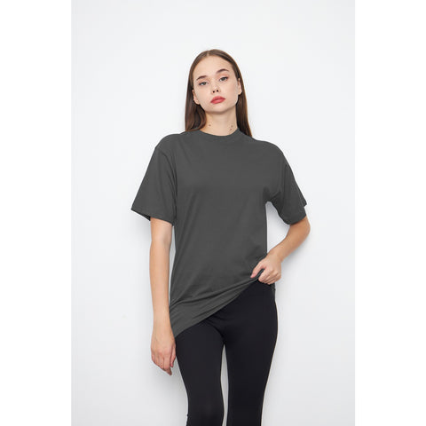 Dark Grey Oversized Short Sleeves Tshirt | Montivo Pakistan