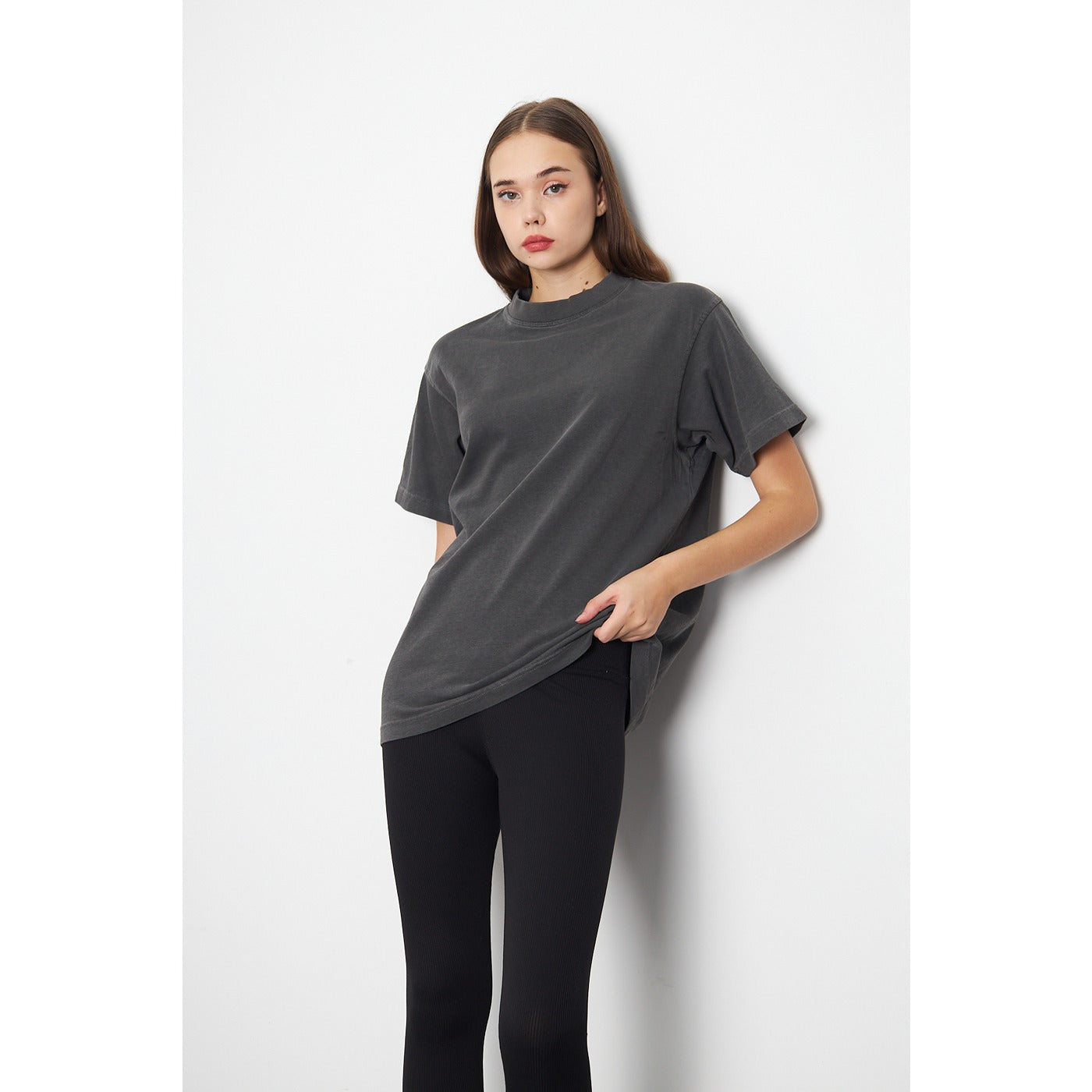 Charcoal Oversized Short Sleeves Tshirt | Montivo Pakistan