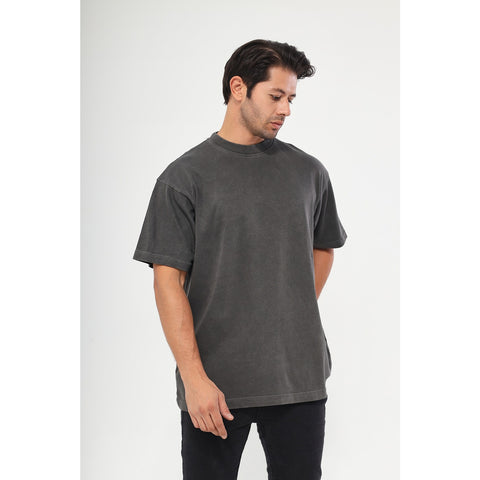 Charcoal Oversized Short Sleeves Tshirt | Montivo Pakistan