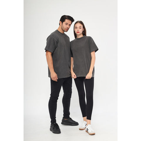 Charcoal Oversized Short Sleeves Tshirt | Montivo Pakistan