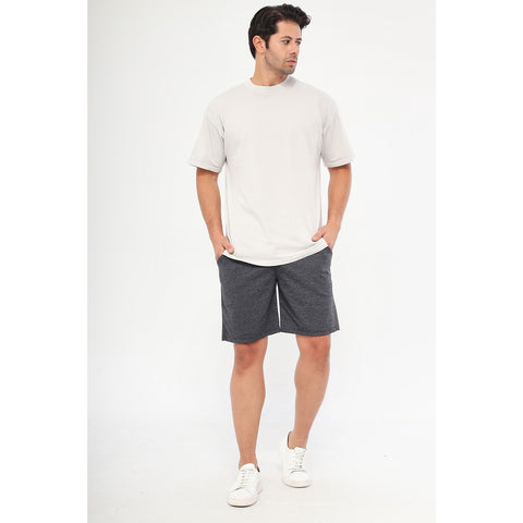Light Grey Oversized Short Sleeves Tshirt | Montivo Pakistan