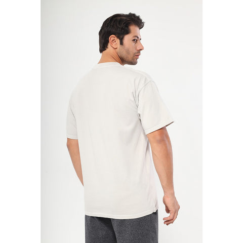 Light Grey Oversized Short Sleeves Tshirt | Montivo Pakistan