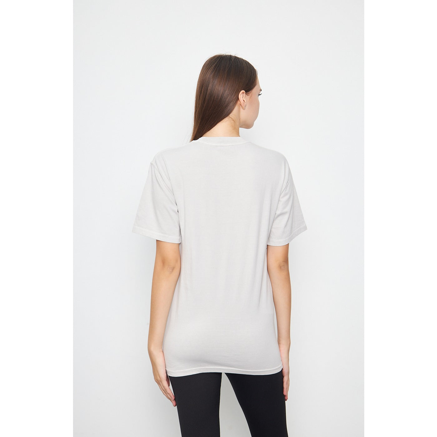 Light Grey Oversized Short Sleeves Tshirt | Montivo Pakistan