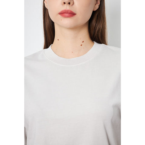 Light Grey Oversized Short Sleeves Tshirt | Montivo Pakistan