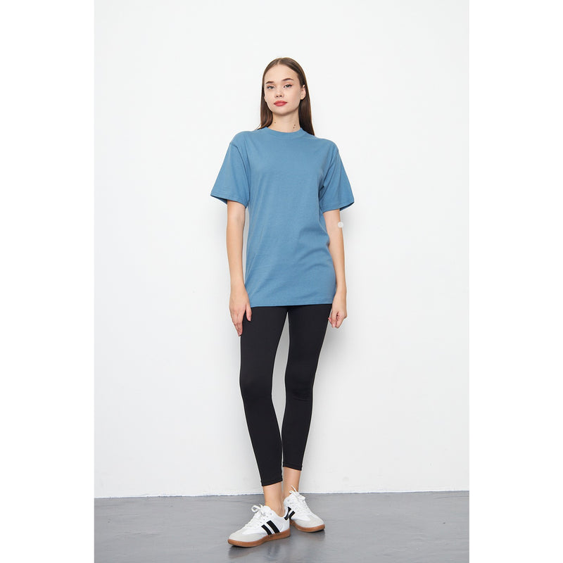 Teal Blue Oversized Short Sleeves Tshirt | Montivo Pakistan