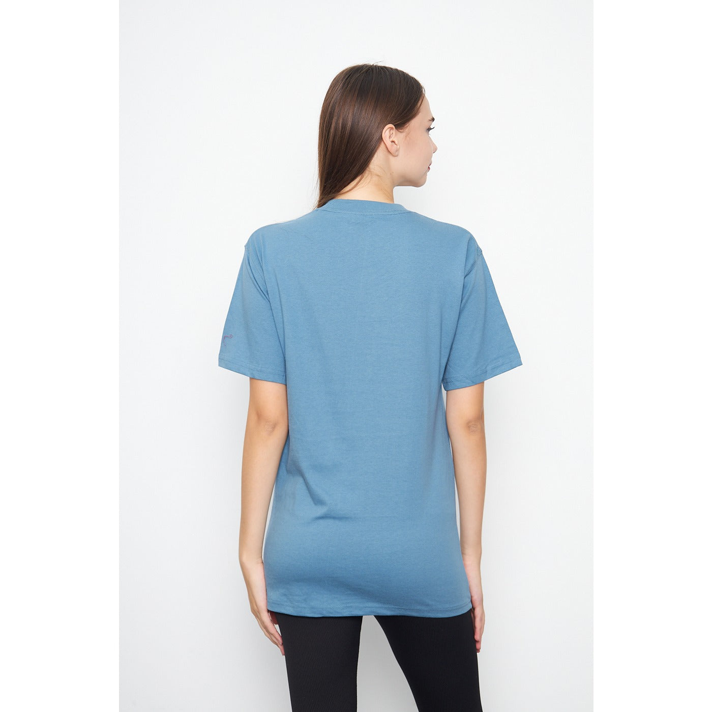 Teal Blue Oversized Short Sleeves Tshirt | Montivo Pakistan