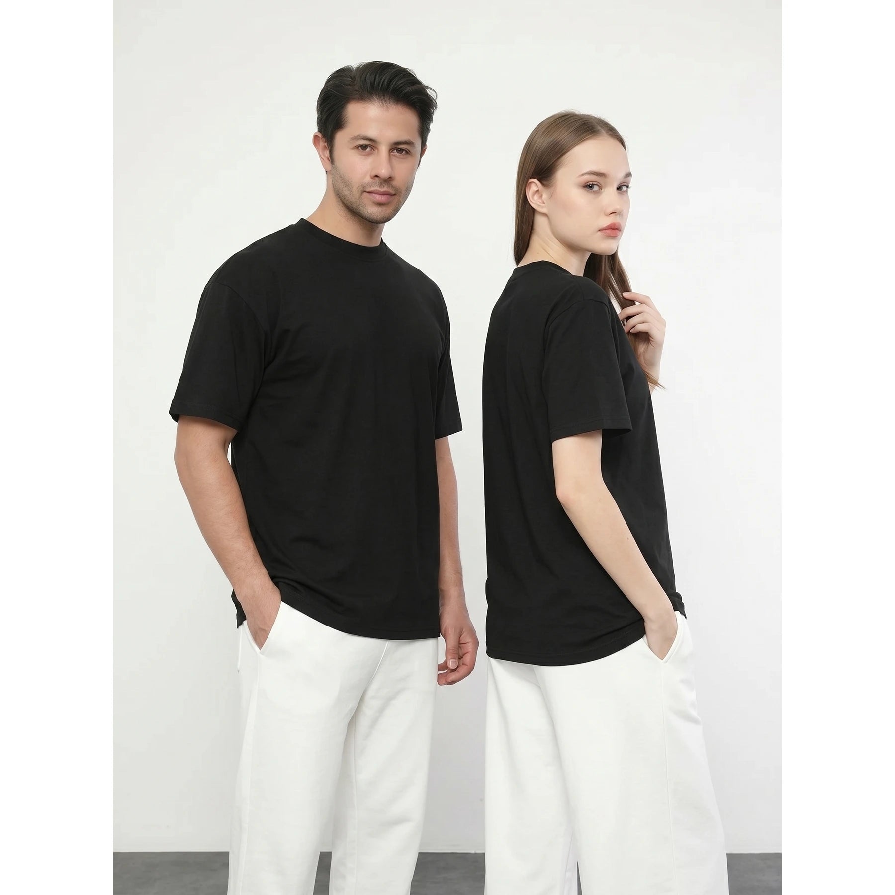 Black Oversized Short Sleeves Tshirt | Montivo Pakistan