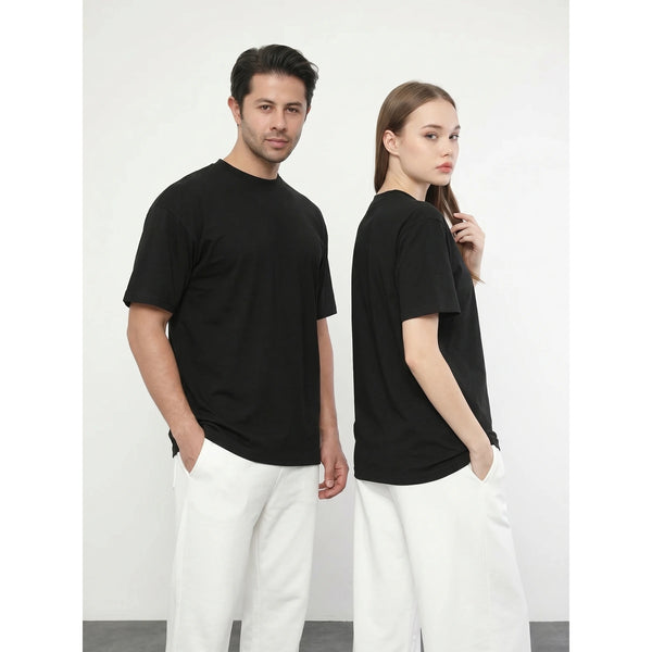 Black Oversized Short Sleeves Tshirt | Montivo Pakistan