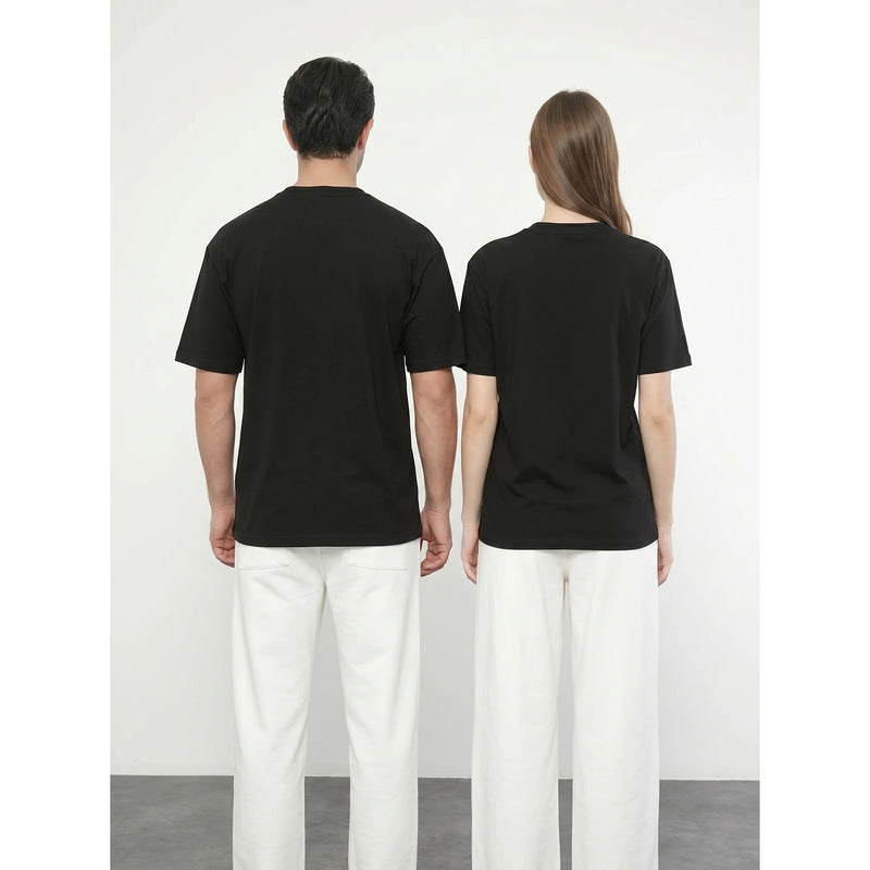 Black Oversized Short Sleeves Tshirt | Montivo Pakistan