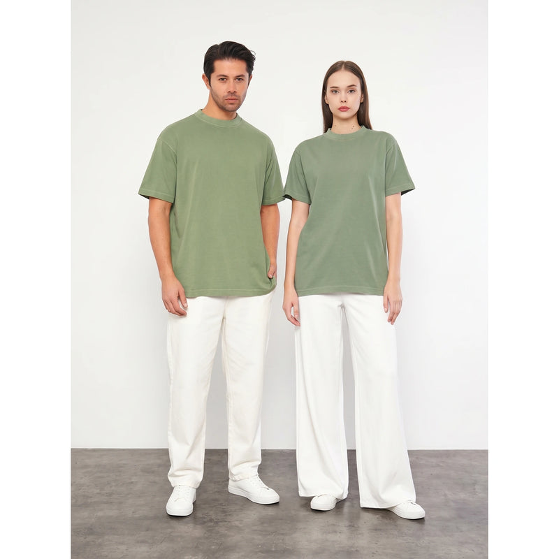 Green Oversized Short Sleeves Tshirt | Montivo Pakistan