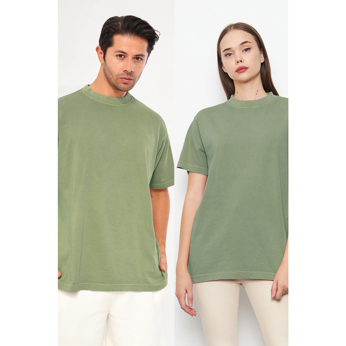Green Oversized Short Sleeves Tshirt | Montivo Pakistan