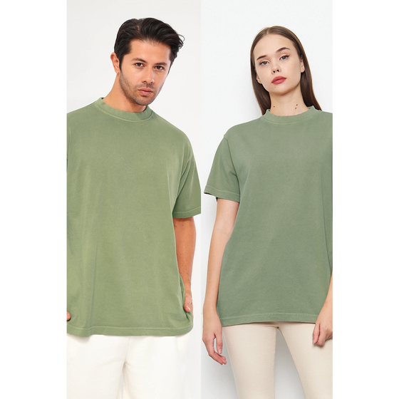 Green Oversized Short Sleeves Tshirt | Montivo Pakistan