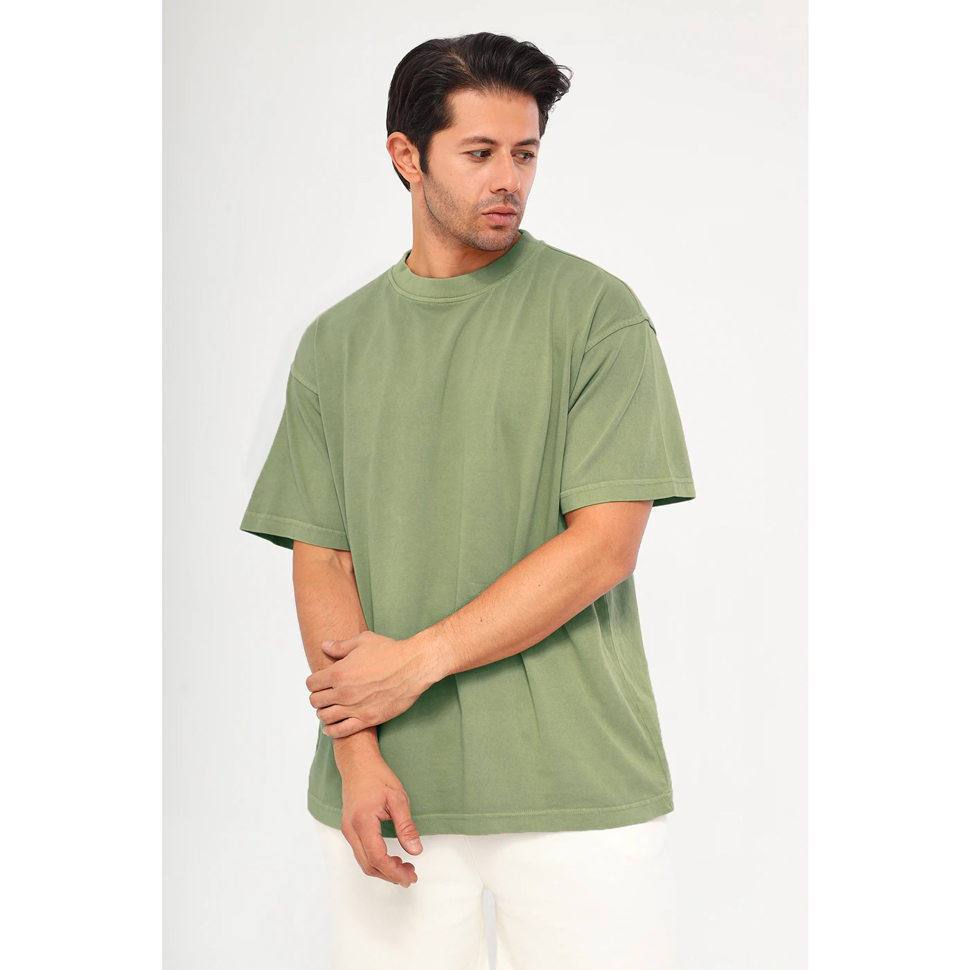 Green Oversized Short Sleeves Tshirt | Montivo Pakistan