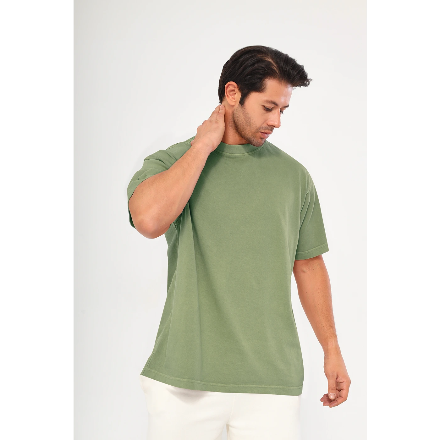Green Oversized Short Sleeves Tshirt | Montivo Pakistan