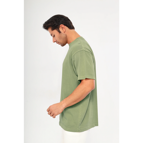 Green Oversized Short Sleeves Tshirt | Montivo Pakistan
