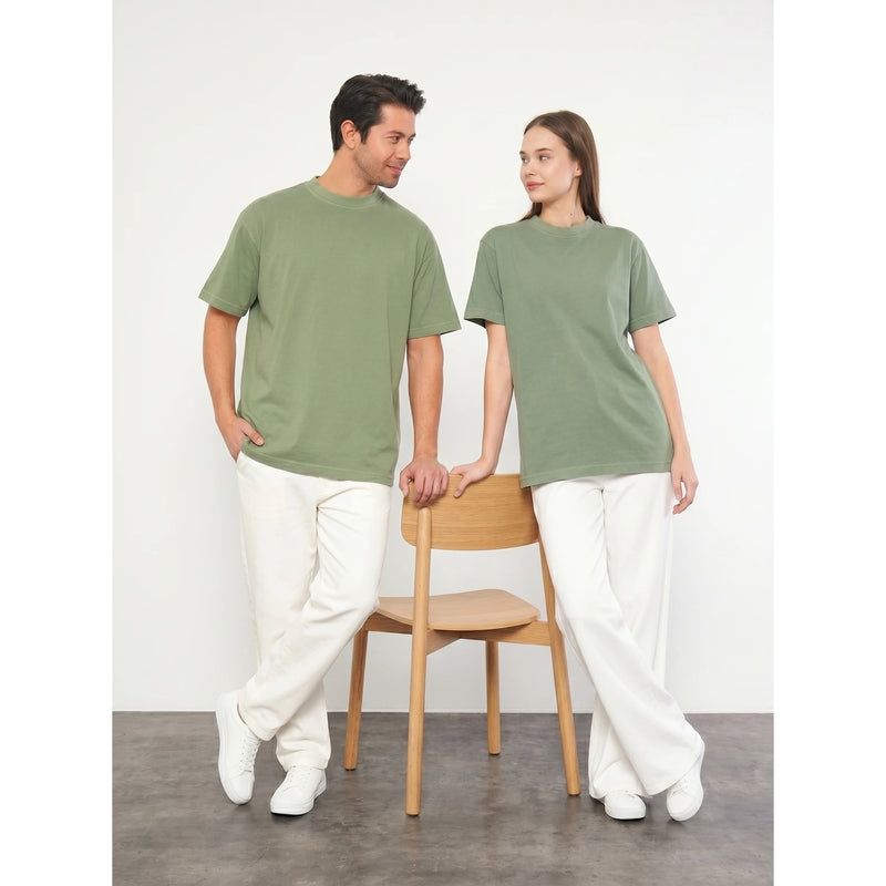 Green Oversized Short Sleeves Tshirt | Montivo Pakistan
