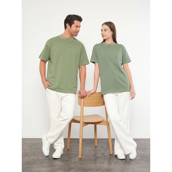 Green Oversized Short Sleeves Tshirt | Montivo Pakistan