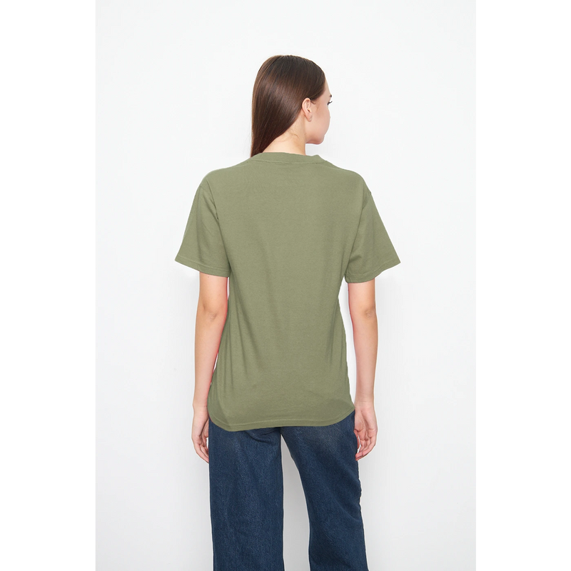 Olive Oversized Short Sleeves Tshirt | Montivo Pakistan