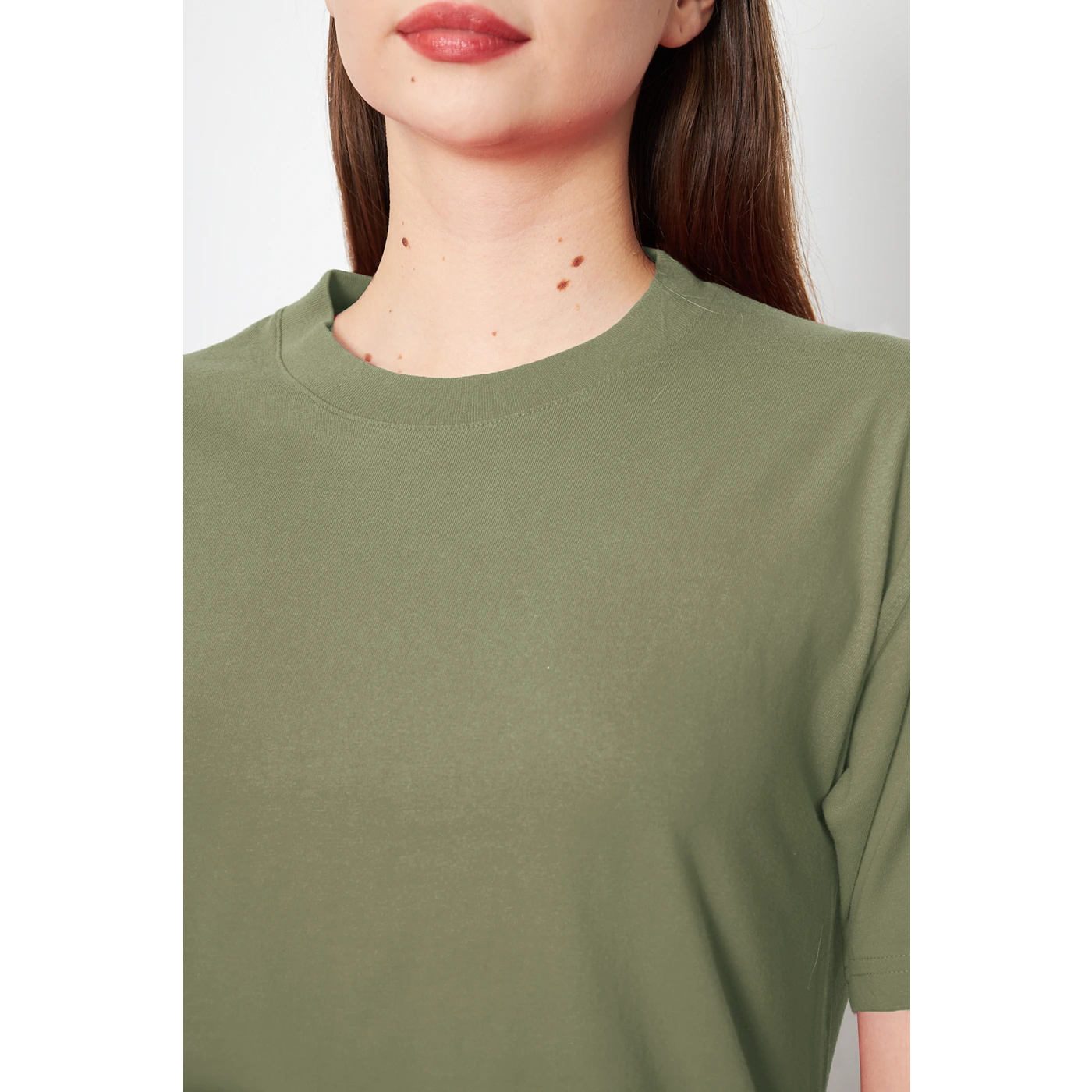 Olive Oversized Short Sleeves Tshirt | Montivo Pakistan