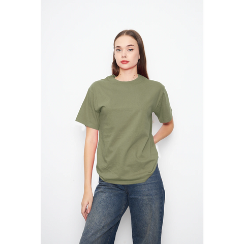 Olive Oversized Short Sleeves Tshirt | Montivo Pakistan