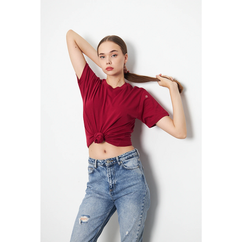 Red Slim Fit Tshirt | Montivo Pakistan