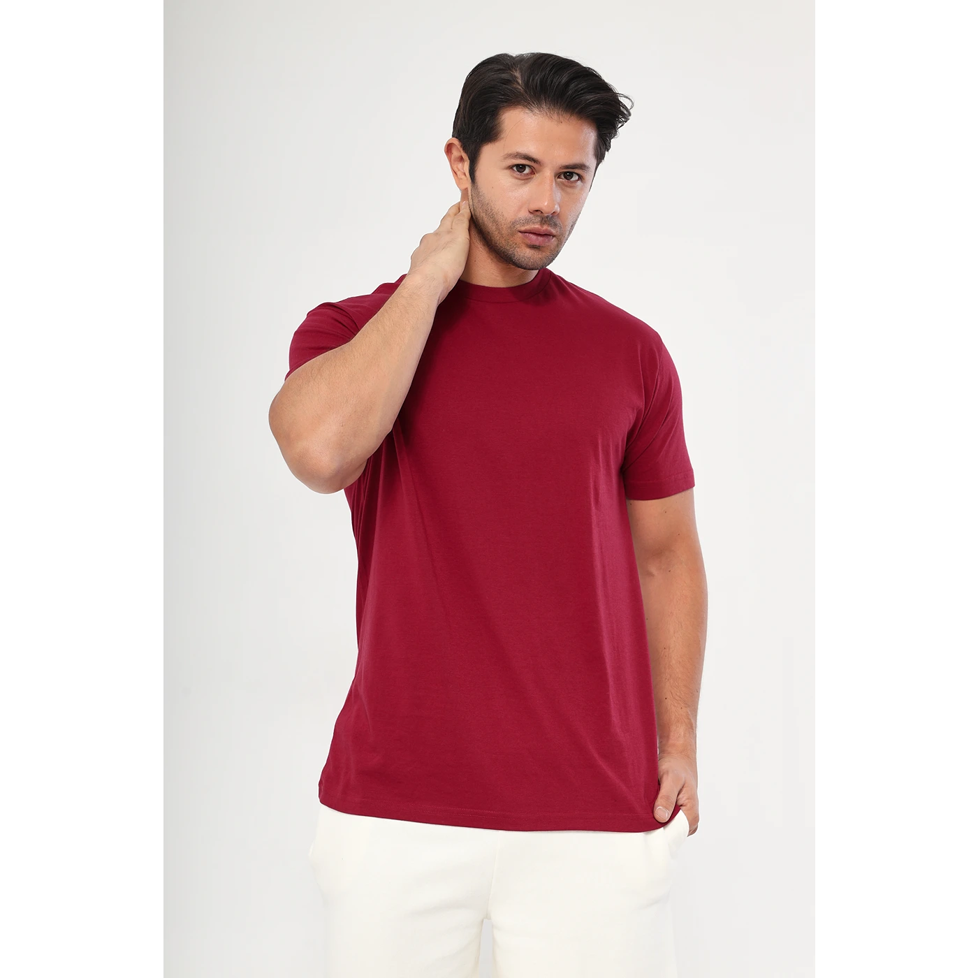 Red Slim Fit Tshirt | Montivo Pakistan