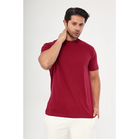 Red Slim Fit Tshirt | Montivo Pakistan