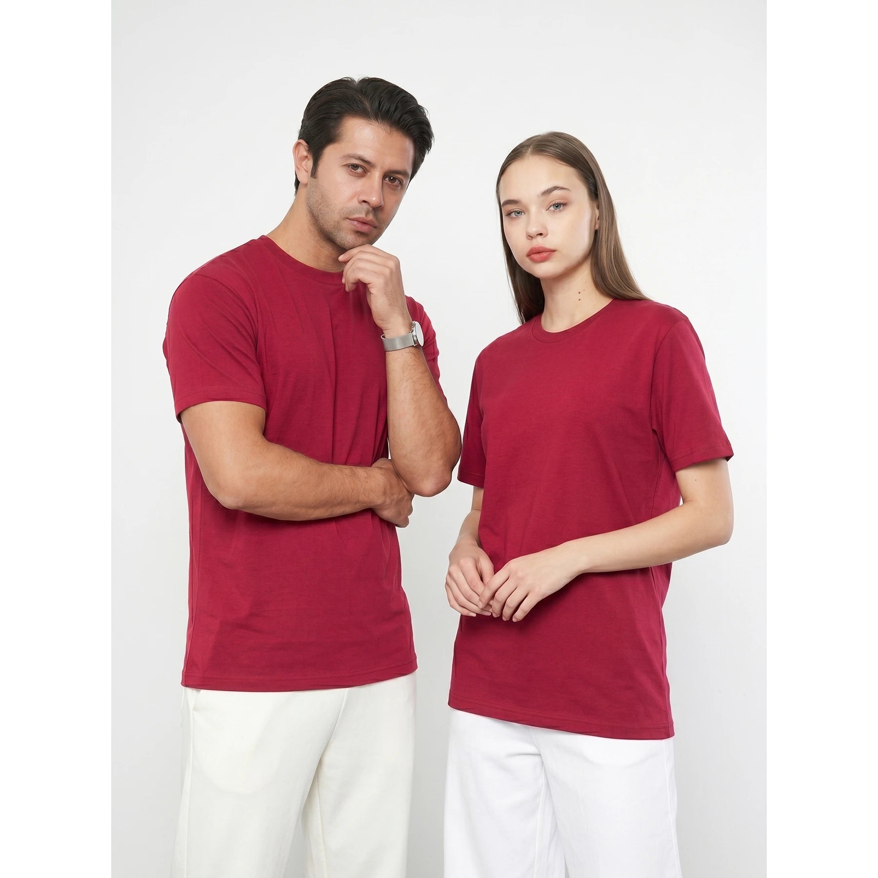 Red Slim Fit Tshirt | Montivo Pakistan
