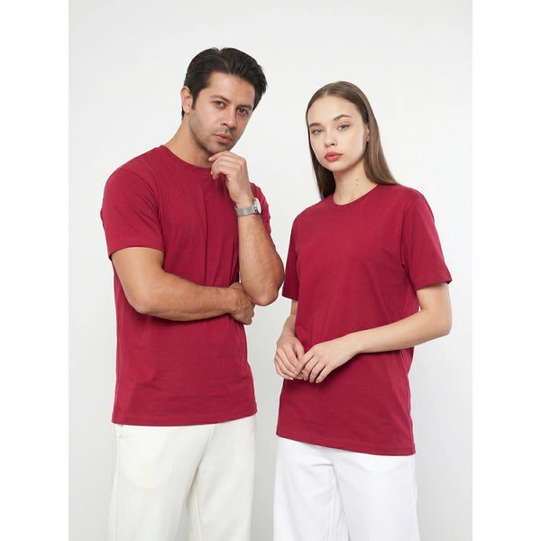 Red Slim Fit Tshirt | Montivo Pakistan
