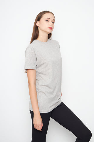Grey Melange Slim Fit Tshirt | Montivo Pakistan
