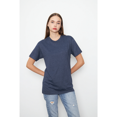Blue Melange Slim Fit Tshirt | Montivo Pakistan