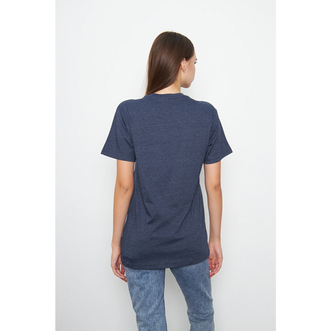 Blue Melange Slim Fit Tshirt | Montivo Pakistan