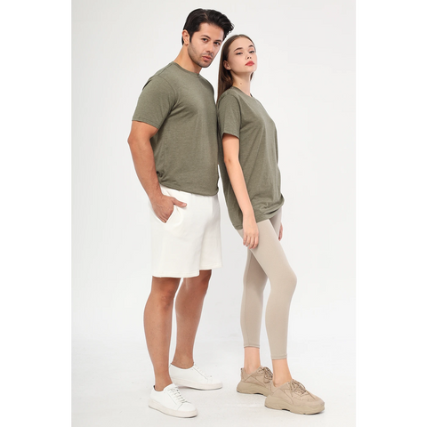 Green Melange Slim Fit Tshirt | Montivo Pakistan