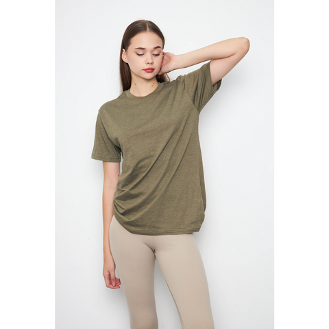 Green Melange Slim Fit Tshirt | Montivo Pakistan