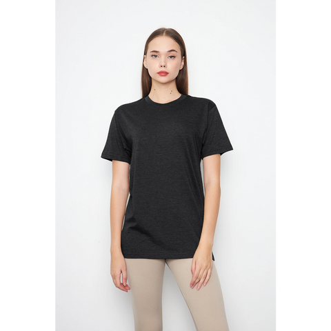 Charcoal Melange Slim Fit Tshirt | Montivo Pakistan