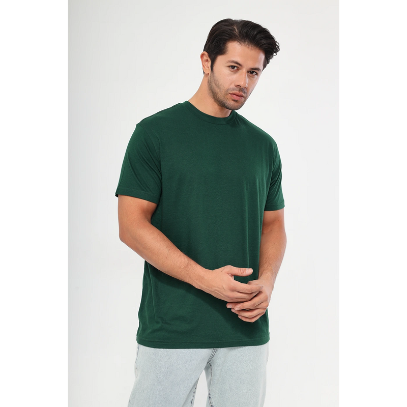 Green Slim Fit Tshirt | Montivo Pakistan