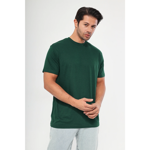 Green Slim Fit Tshirt | Montivo Pakistan