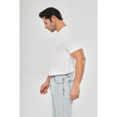 Off-White Slim Fit Tshirt | Montivo Pakistan