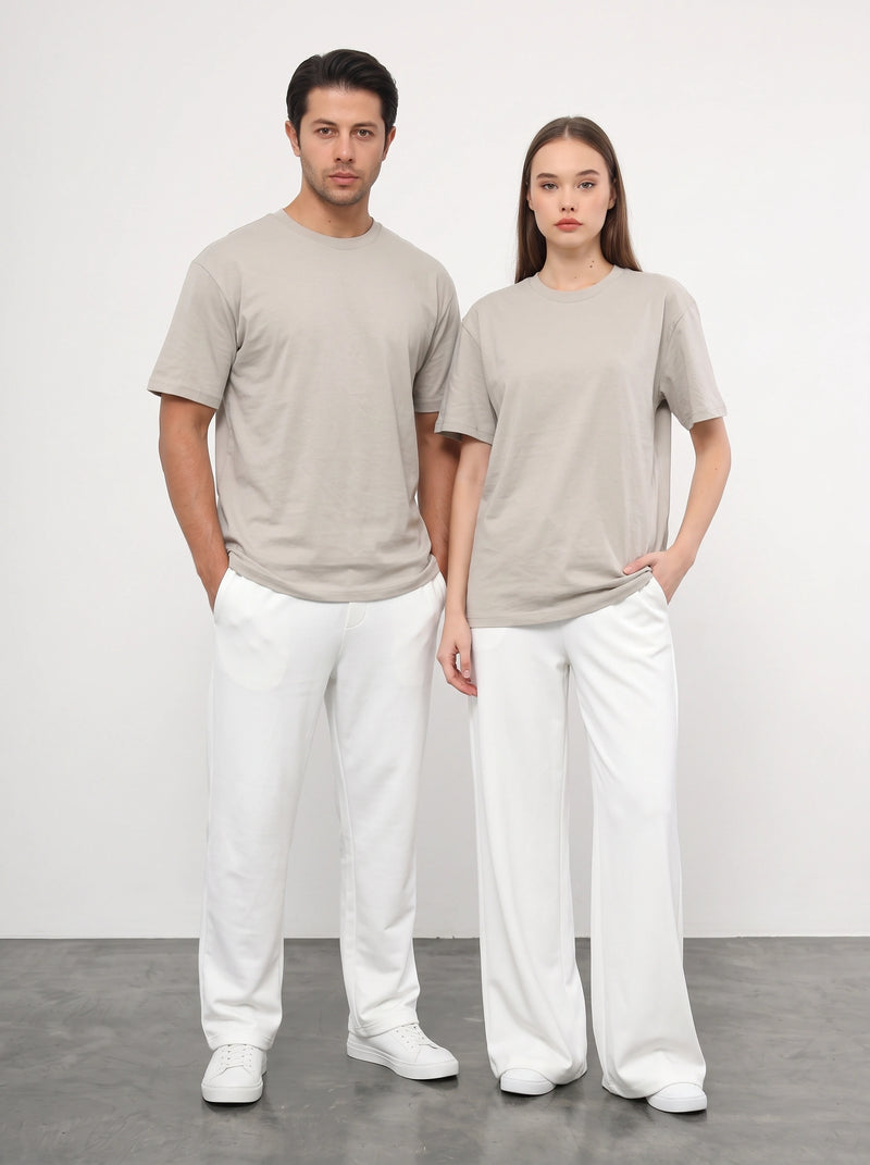 Sand Grey Slim Fit Tshirt
