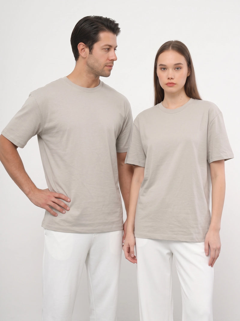Sand Grey Slim Fit Tshirt