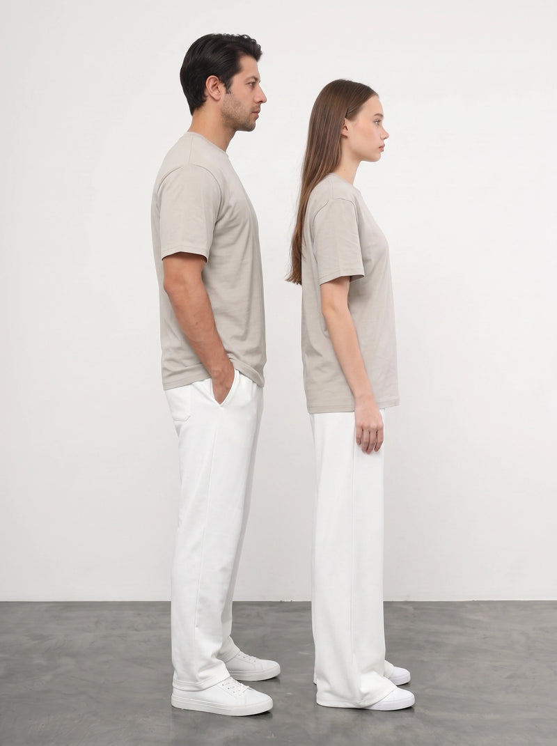 Sand Grey Slim Fit Tshirt