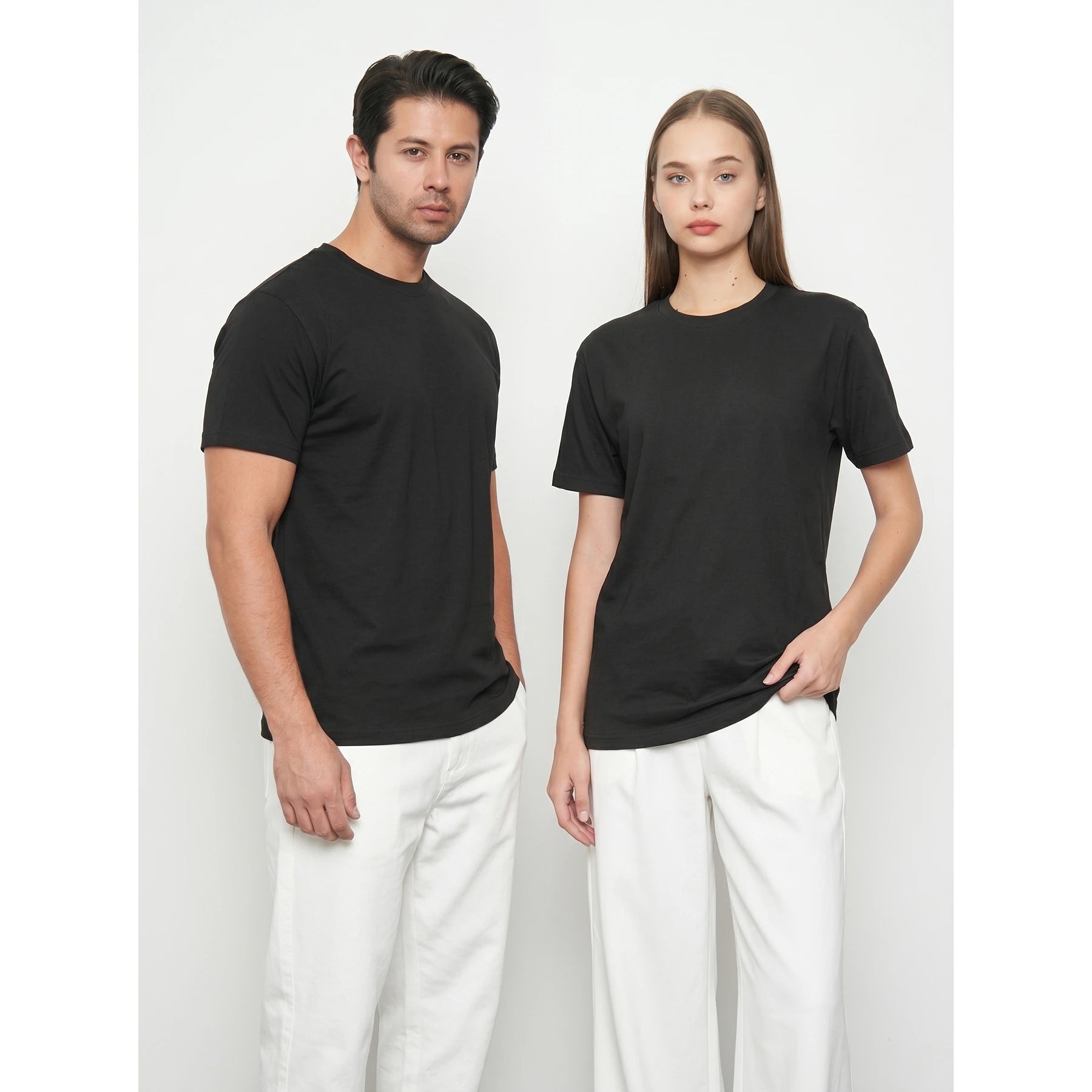 Black Slim Fit Tshirt | Montivo Pakistan