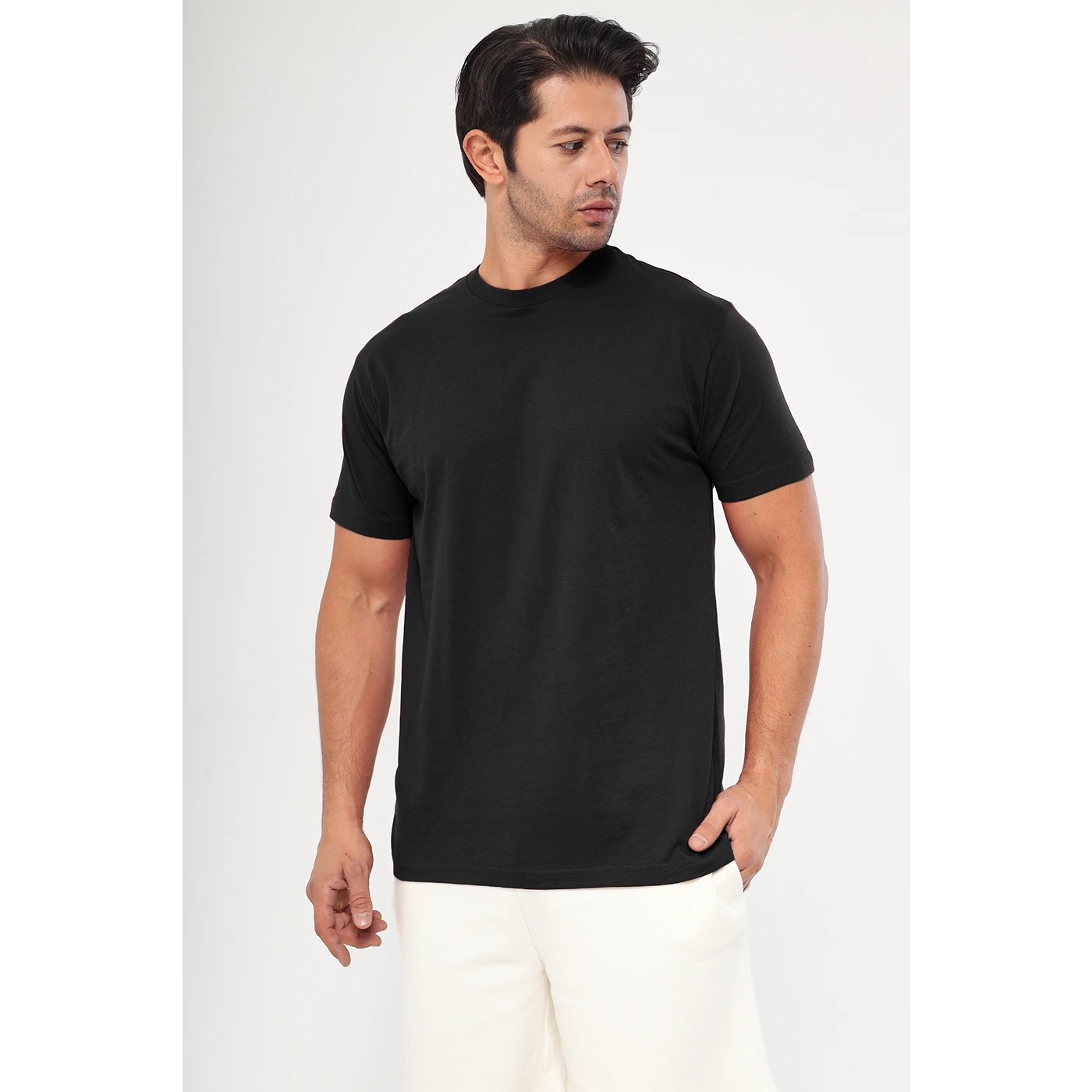 Black Slim Fit Tshirt | Montivo Pakistan