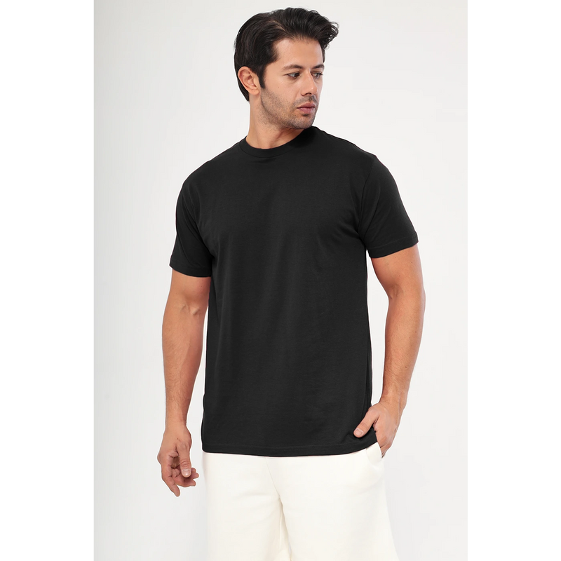 Black Slim Fit Tshirt | Montivo Pakistan