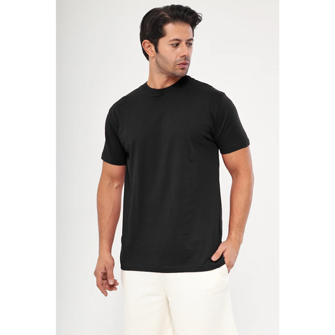 Black Slim Fit Tshirt | Montivo Pakistan