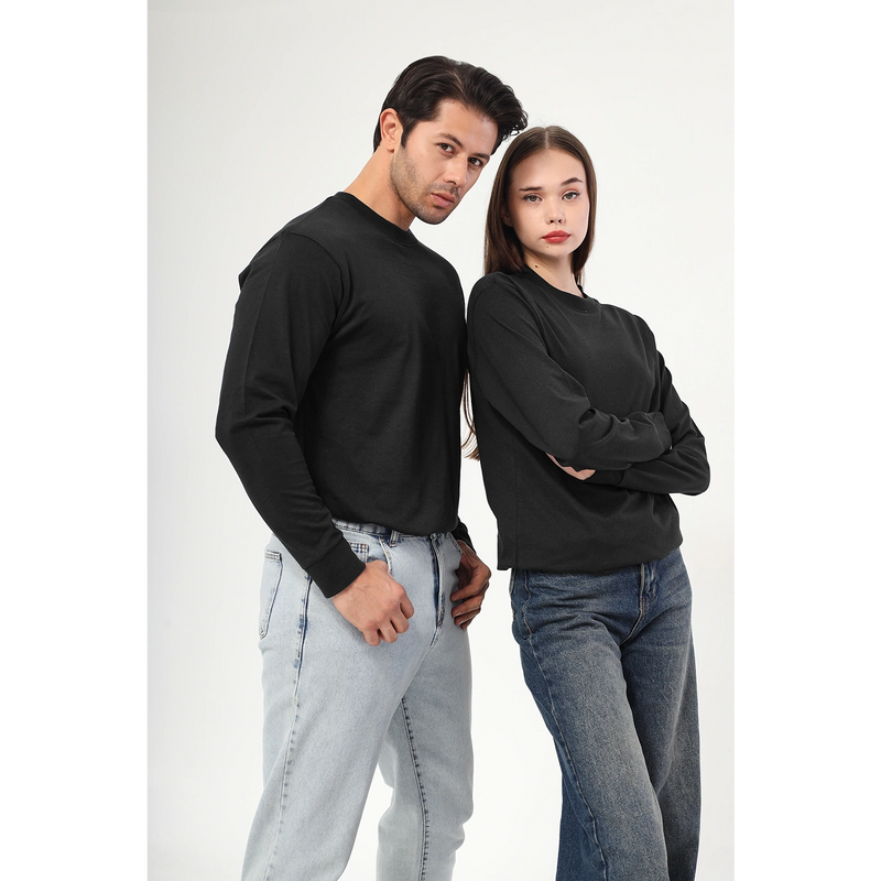 Black Full Sleeves Tshirt | Montivo Pakistan