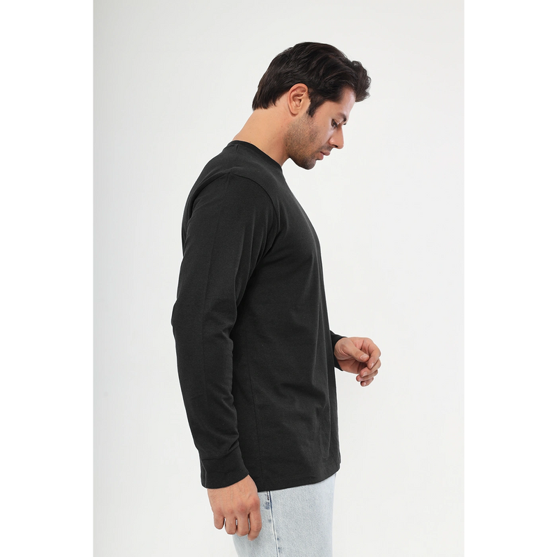 Black Full Sleeves Tshirt | Montivo Pakistan